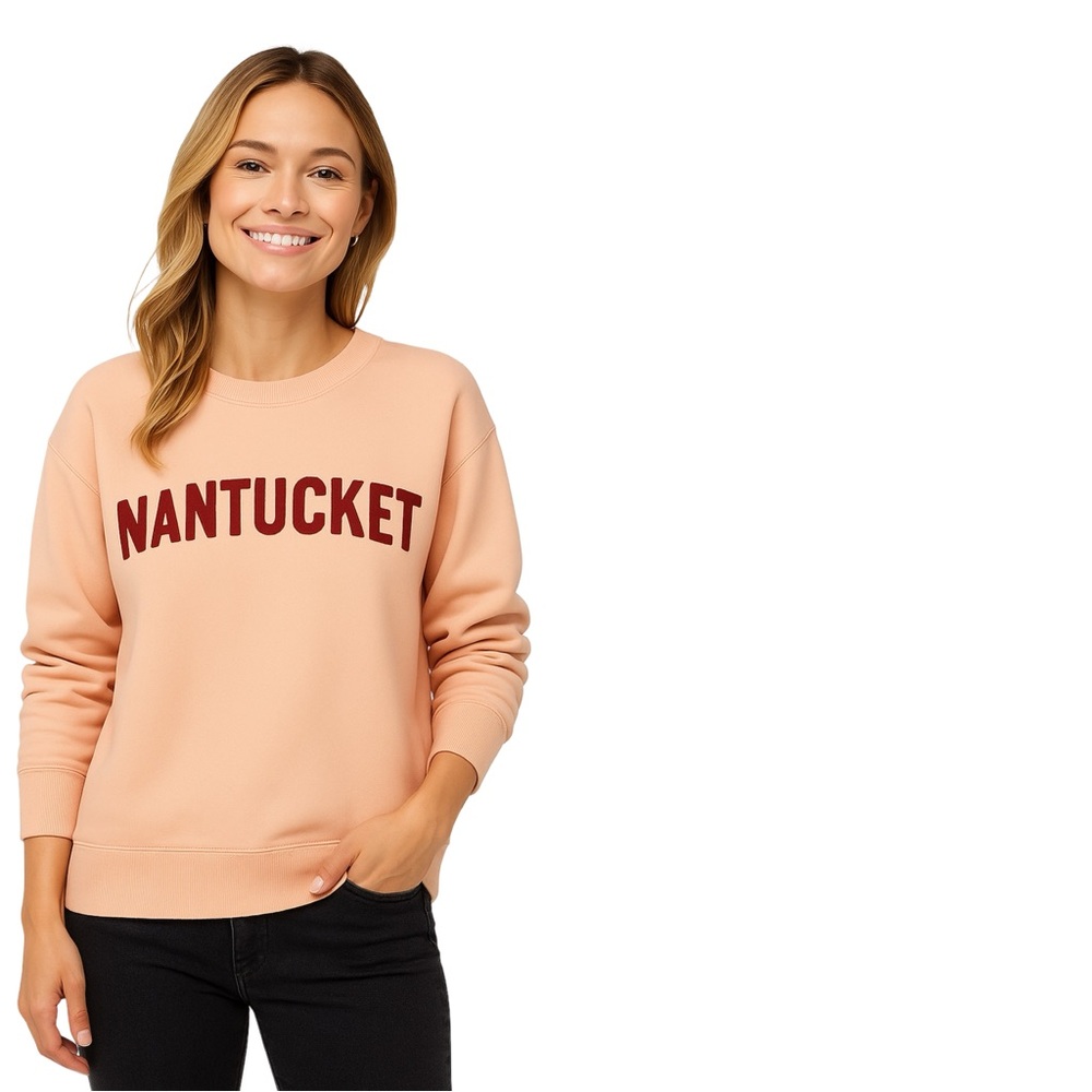 J.Crew Women’s Girls Nantucket Crewneck Sweatshirt Peach XXS – Sold Out Online